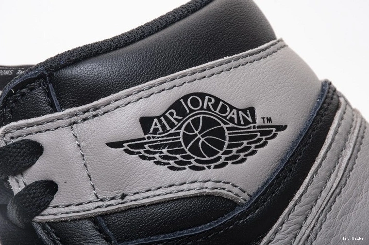 OG  1 555088-013 Retro Black Gray Air Shadow Jordan High 0313